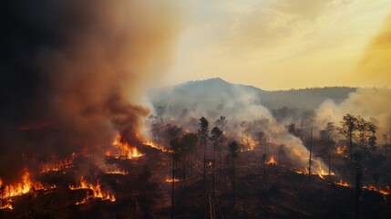 Forest fires in Borneo have been a recurring environmental crisis,