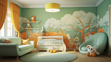 Nursery room interior