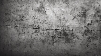 Obraz premium grunge texture on scratched metal gray scale.Generative AI