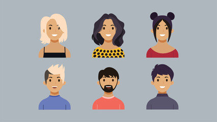 Multiple Avatar Character Design