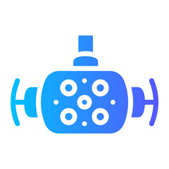 dental light Gradient icon