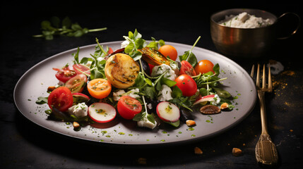 Parisian salad plate