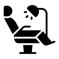 dentist chair Solid icon
