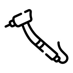 dental drill Line Icon