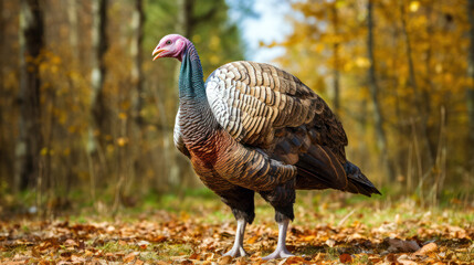 Fototapeta premium turkey in the forest