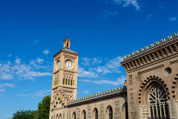 Detail from railroad station of Toledo