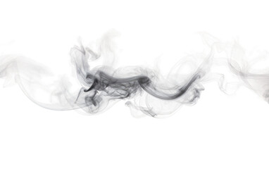 Light Black Smoke Image of Cloud From Fire Stock Isolated on Transparent Background PNG. - obrazy, fototapety, plakaty