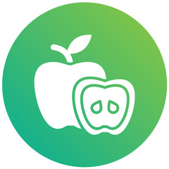 Apple Vector Icon Design Illustration