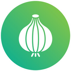 Onion Vector Icon Design Illustration