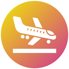 Landing Vector Icon Design Illustration