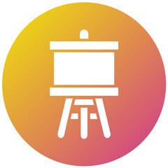 Easel Vector Icon Design Illustration