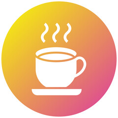 Tea Cup Vector Icon Design Illustration