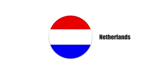 Netherlands flag icon, Western Europe	
