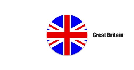 Great Britain flag, Western Europe