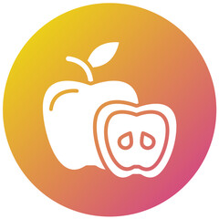 Apple Vector Icon Design Illustration