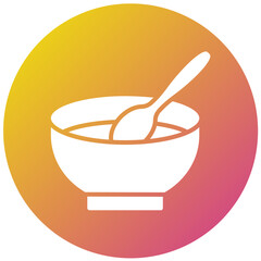 Soup Vector Icon Design Illustration