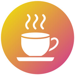 Tea Cup Vector Icon Design Illustration