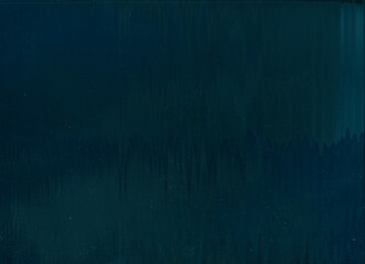 Old film overlay. Dust scratches texture. Retro effect. Grain particles drip stains on teal blue distressed illustration abstract background with copy space.