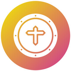 Fototapeta premium Shield Vector Icon Design Illustration