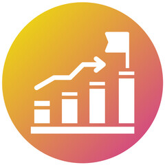 Business Success Vector Icon Design Illustration