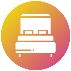 Bed Vector Icon Design Illustration