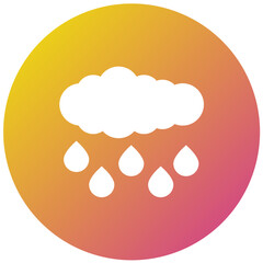 Acid Rain Vector Icon Design Illustration