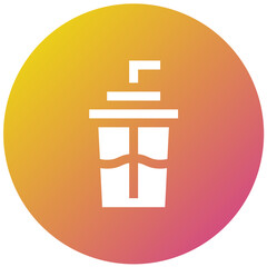 Soft Drink Vector Icon Design Illustration