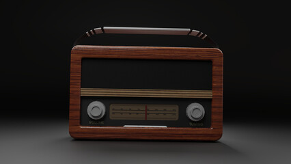 Vintage retro radio 