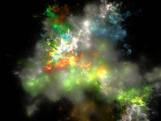 Imaginatory fractal abstract background Image