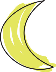 Obraz premium moon doodle kid painting