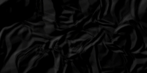 Crumpled black paper texture. Black crumpled paper texture crush paper. creased and wrinkled. Old dark black crumpled paper sheet background texture.	
