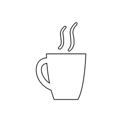 Coffee and Tea Line Icons.