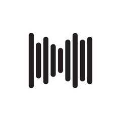 music equalizer icon vector