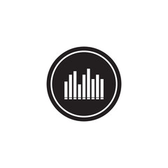 music equalizer icon vector