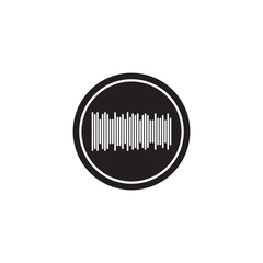 music equalizer icon vector