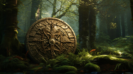 Viking shield forest