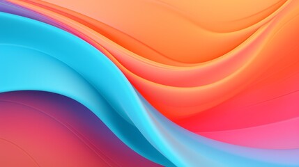 A colorful background with a blue, orange, and pink colors