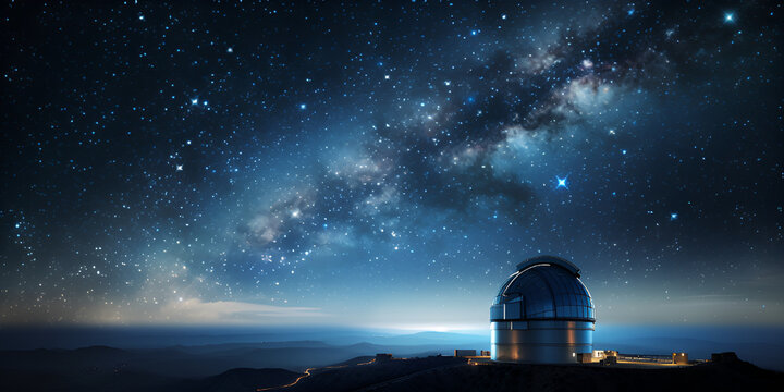 Celestial Beauty: Stars and Clouds in the Sky,
Starry sky with Milky Way over cloud,

