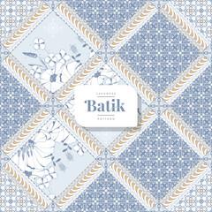 decorative batik seamless pattern 24