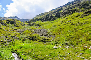 Grosser Sankt Bernhard, Saint-Bernard, St. Bernard, Passstrasse, Alpenpass, Bergstrasse, Alpen,...