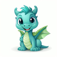 Fototapeta premium Playful Dolphin Character