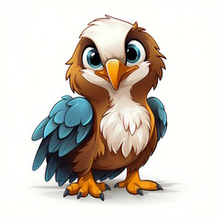 Naklejka premium Playful Dolphin Character