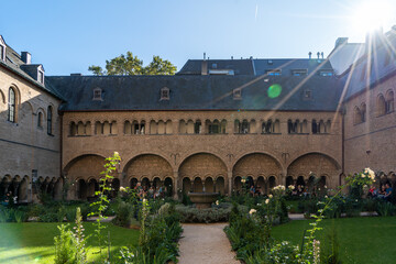 Fototapeta premium Innenhof Bonn Münster, Deutschland