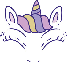 Cute Unicorn Illustration