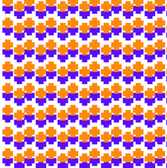 seamless pattern with blue squares