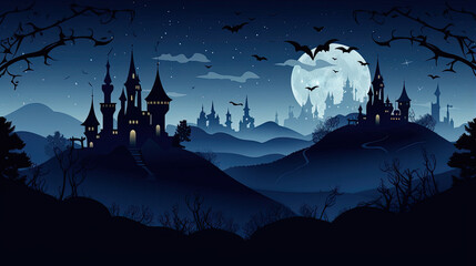 Spooky Castle Silhouettes