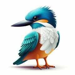 Tech-Savvy Laptop with Eyes Vector Illustration