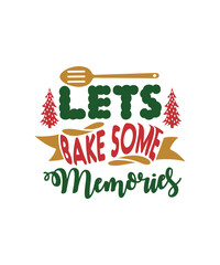 Naklejka premium Christmas Kitchen Towels Svg Bundle, Christmas Baking Svg, Apron Baking Quotes Svg