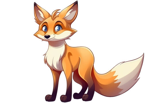 Young Fox cartoon Illustration 