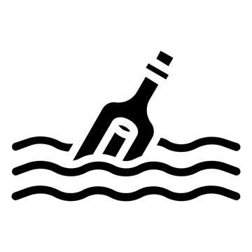 message in bottle icon